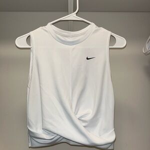 Nike Women's White Muscle Tee